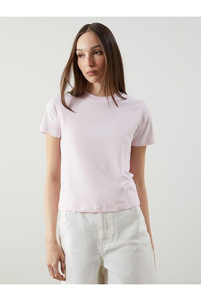 LC Waikiki Crew Neck Embroidered Women's T-Shirt