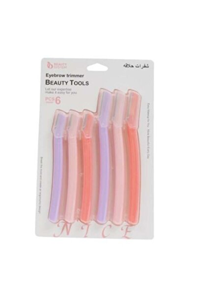 BEAUTY SYSTEM شفرات حلاقة لإزالة الشعر من بيوتي سيستم، 6 قطع