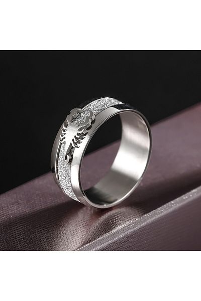 SIC MODA Titanium Scorpion Ring 4068