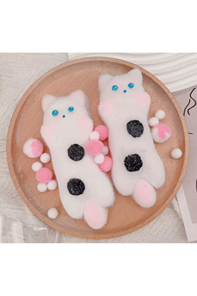 synshop Kedi Pati Patisi Taba Jel Beyaz Yumuşak Squishy Stress Oyuncak Sukuşi...