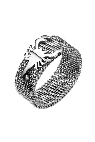 SIC MODA Scorpion titanium ring 4069 Sic Moda