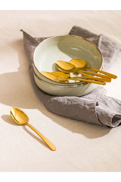 LC Waikiki Sari 6 Piece Metal Dessert Spoon