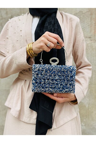 Çanta Trend حقيبة فستان سهرة نسائية من حجر الكريستال بالحناء، والخطوبة، والزف...