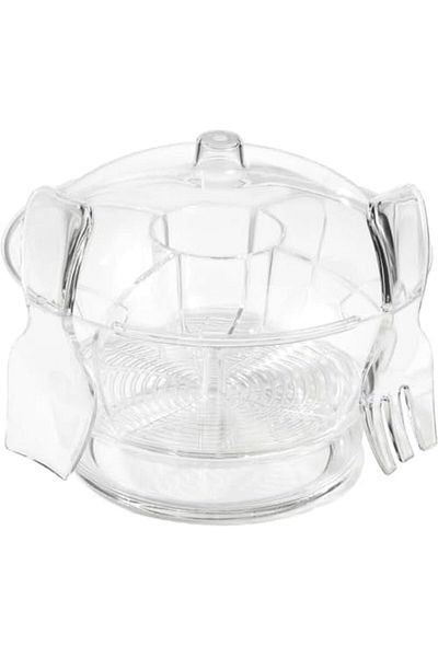 ABAREEK Ice Cold Bowl, Acrylic, Clear, 1 Piece