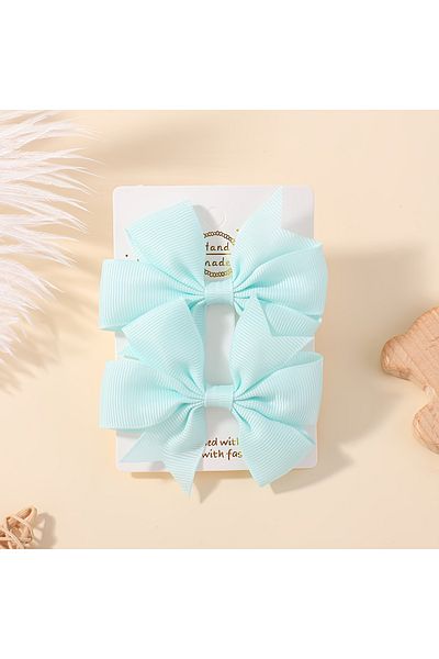 Fiyonks Atölye Bowknot Grosgrain 2 piese Cataramă elastică, Adolescent, Copii, Femei Cataramă elastică