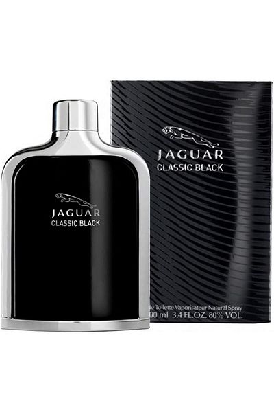 Jaguar Classic Black Eau de Toilette Spray by Jaguar for Men, 100ml