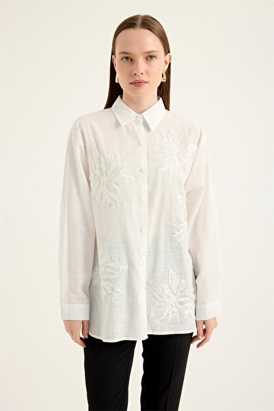 HomeStore Kırma Boncuklu Gömlek