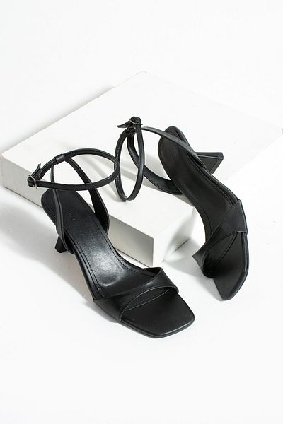 HVZ Exclusive Black Klaty Women's Heeled Shoes (7cm) Evening Dress, Promise, Engagement, Graduation, Wedding Shoes