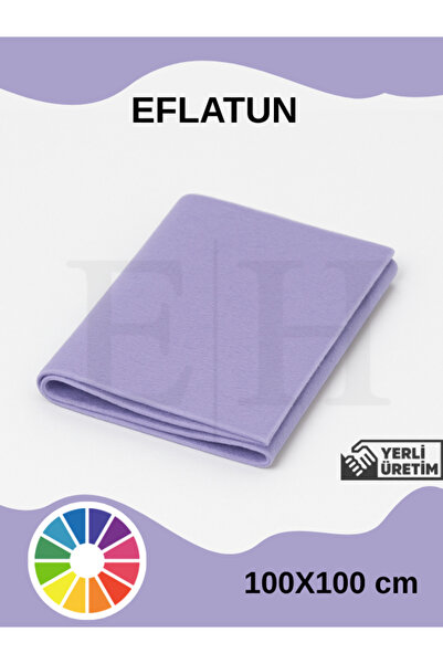 EUROLUXE Eflatun Rengi Metrelik Ince Keçe Kumaş Keçe 1 Mm Aktivite Keçesi Ren...