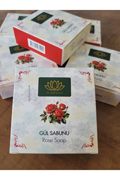 Dr. Şafak Güven صابون الورد المصنوع يدويًا من خشب البلوط