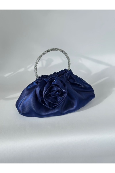 posst bag Блискуча атласна сумочка з трояндами для вечірнього вбрання