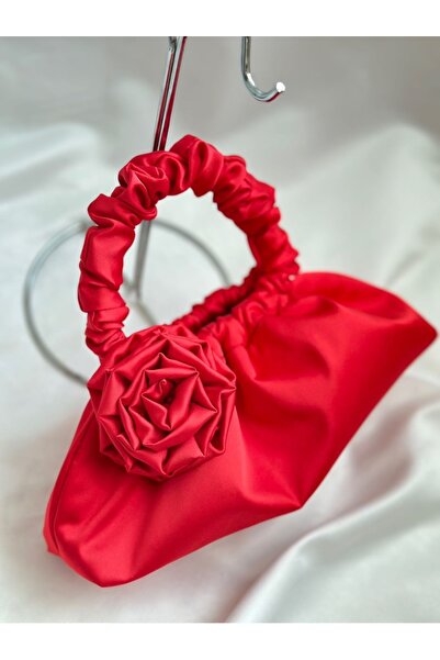 posst bag Geantă de mână pentru rochie de seară portofoliu cu trandafiri