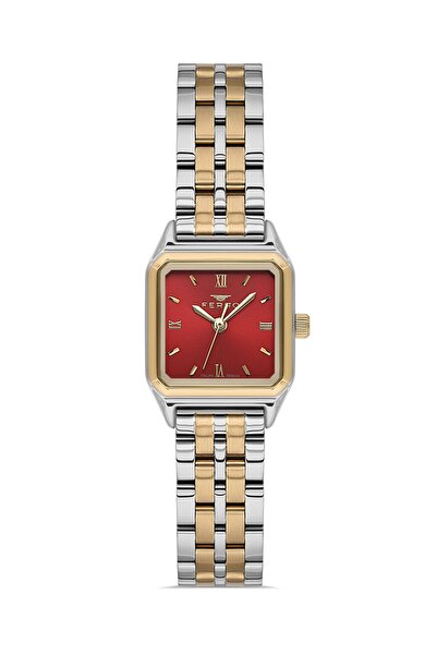 FERRO Gümüş Çelik Kordon Kadın Kol Saati FL40148A-D8 3ATM Su Geçirmez 2 Yıl G...