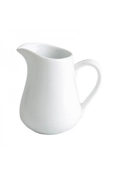Viejo Valle Set of 10 porcelain milk jugs, Milky, 110 ml