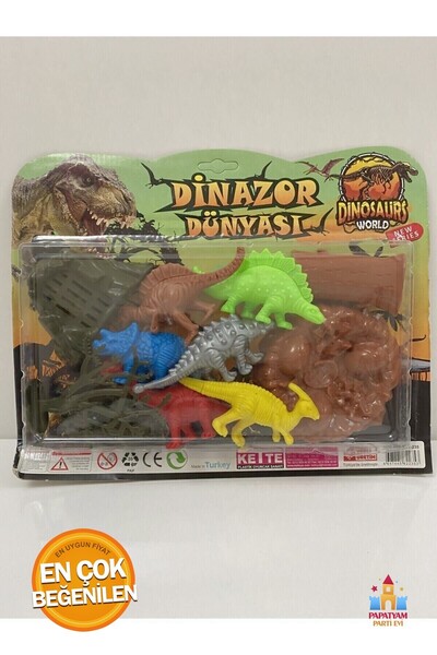 PapatyamPartiEvi **Dinazor Dünyası Oyuncak Seti - Çocuklar İçin Eğlenceli ve ...