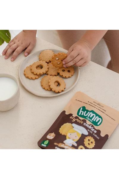 NEZADE STORE Humm Organic Tahini and Molasses Vegan Cookies 55 Gr