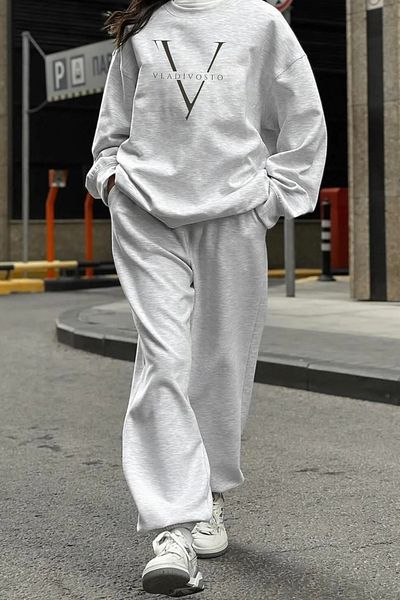 vladivosto Summer Non-Fading Fabric Extra Loose Black Gray Elastic Leg Large Size Baggy Oversize Sweatpants