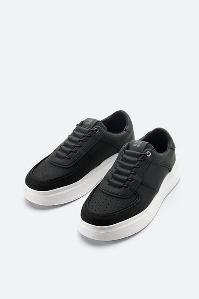 Avva Ανδρικά Μαύρα 100% Δερμάτινα Παπούτσια Casual A42y8013