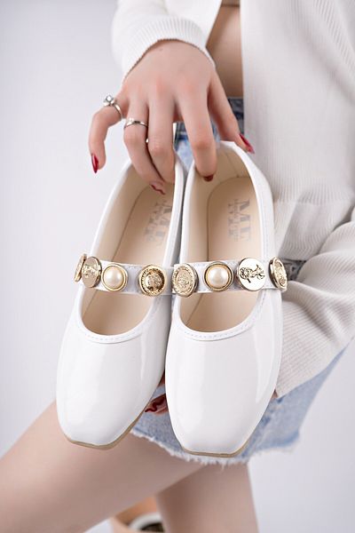 Moda Frato Modafrato STL-110 Turalı Balerini Pantofi de zi cu zi pentru damă Pantofi de acasă