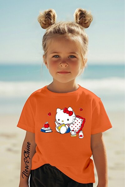 New Shine Hello Kitty majica za decu sa printom, velika veličina