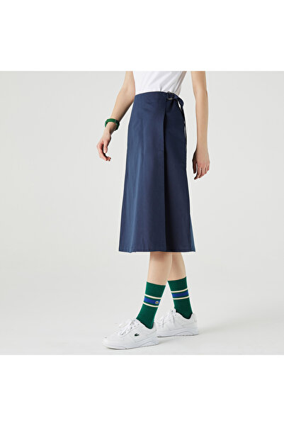 Lacoste Kadın Regular Fit Lacivert Etek
