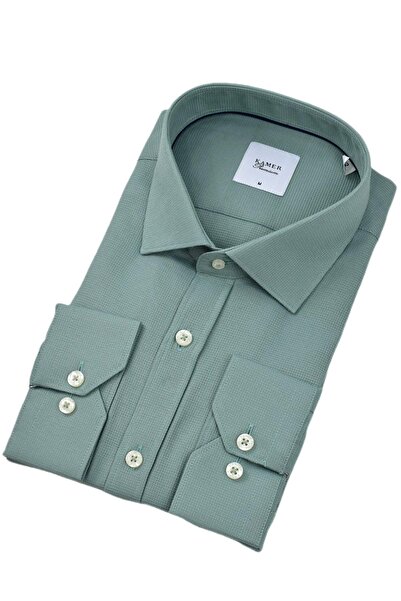 KAMER Чоловіча сорочка великого розміру з довгими рукавами 3717 BGL-ST04386