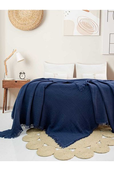 Befera Design 4 Layer Muslin 100% Cotton Double Pique Bedspread 200X220