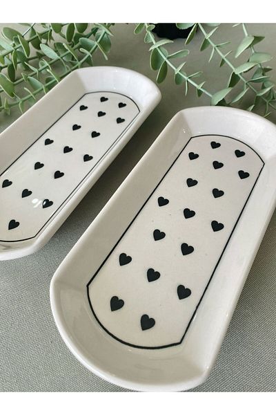 QUEEN Black Heart Double Oval Presentation Plate