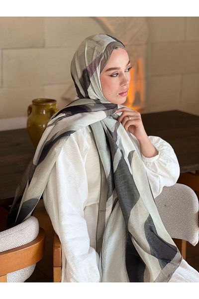 Modakaşmir شال لينا بنمط ميفس