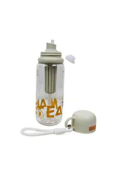 Shotay Cup Cover Water Bottle Tritan White 800ml
