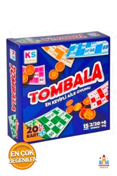 PapatyamPartiEvi Lüks Kutulu Tombala Oyun Seti | Eğlenceli ve Şık Tasarım