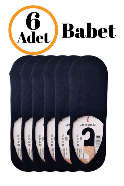 DİLRUBA AVM Men's Ballerina Socks 6 Pairs