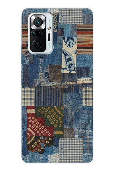 moonset Xiaomi Redmi Note 10 Pro Uyumlu Vintage Tasarımlı Baskılı Şeffaf Tele...