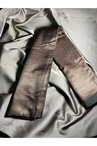 bie's Unisex ριγέ μοτίβο σατέν λεπτό κασμίρ με υφή ζεστό μαλακό χειμωνιάτικο μαντίλι