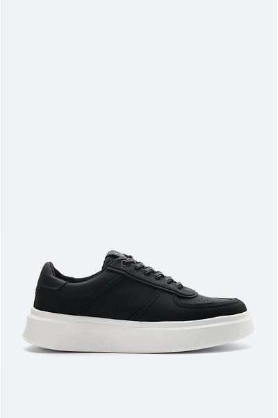 Avva Ανδρικά Μαύρα 100% Δερμάτινα Παπούτσια Casual A42y8013