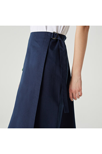Lacoste Kadın Regular Fit Lacivert Etek