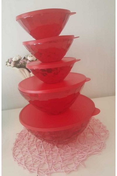 Tupperware Diamond Red 3.5 Lt
