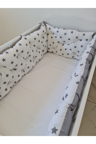 yasetex tasarım 70 × 130 - طقم حماية لجانب سرير الأطفال - ارتفاع 40 سم، قابل ...