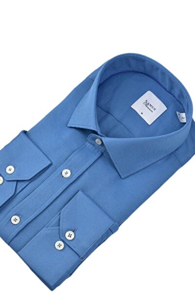 KAMER Чоловіча сорочка великого розміру з довгими рукавами 3717 BGL-ST04386