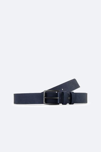 Avva Men's Navy Blue Metal Buckle Belt A42Y9314