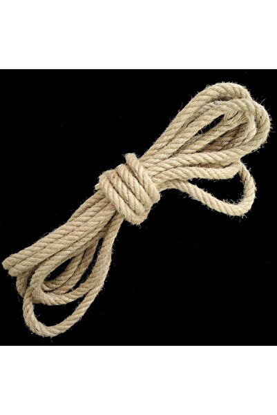 izmir Bitpazarı Jute Rope Rope 10mm 20 Meters, Jute Rope, Wicker Rope - Decor Rope