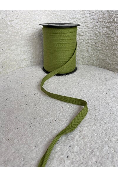 BİGÜMEX Κορδέλα με στενή ύφανση πλάτους 1 εκ. Βαμβακερή κορδέλα ψαροκόκαλο εξτραφόρ -10ΜΤ