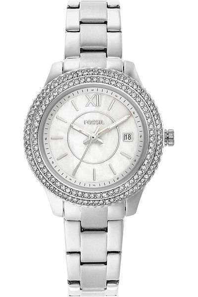 Fossil Stella Analog Mother of Pearl Dial Women's Watch-ES5137