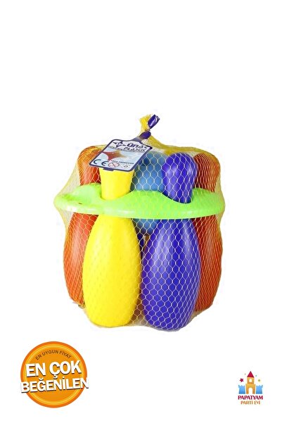 PapatyamPartiEvi مجموعة ألعاب البولينج - مجمع ألعاب بلاستيكي ممتع