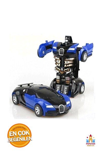 Genel Markalar Çek Bırak Transformers Robot Araba - Kendinden Robota Dönüşebi...