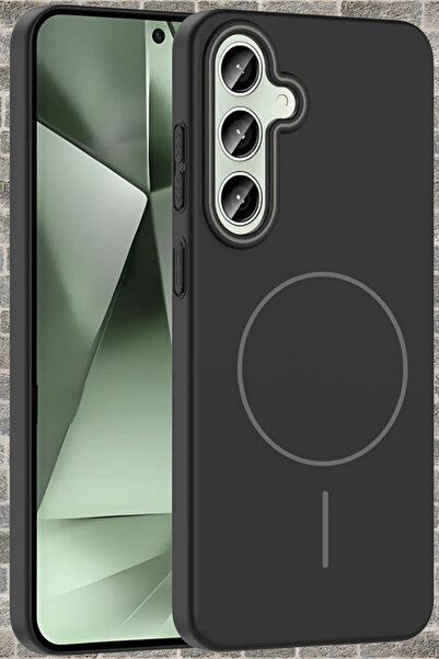 Hatreds Galaxy S24 FE Kılıf Magsafe Şarj Özellikli Renkli İnce Yapılı Sararma...