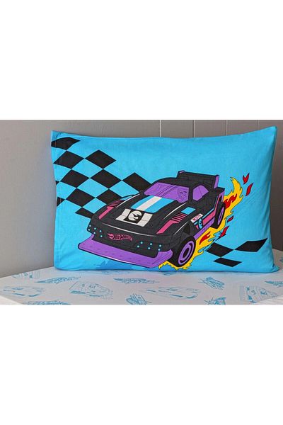 Taç Licensed Hot Wheels Fast Single Cotton Bed Sheet Set