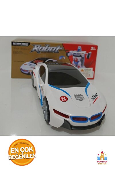 PapatyamPartiEvi Robot Araba Robota Dönüşen | Değişen Robotik Araba - Çocukla...