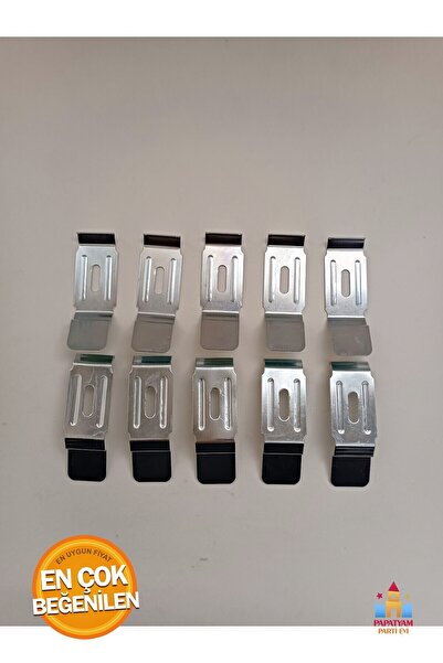 PapatyamPartiEvi Stor Zebra Perde Metal Ayak Tavana Duvara Montaj Aparatı Kap...