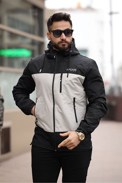 ABİLLİTA Men's Wind and Waterproof Seasonal Jacket Coat